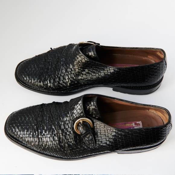 80s - SUSAN BENNIS - WARREN EDWARDS - Shoes - Men\'s - 10 - BLK - Woven